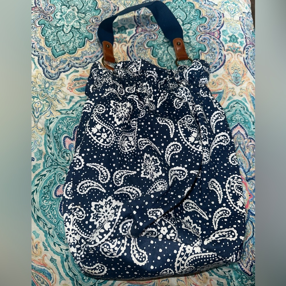Blue  Bandana Tote